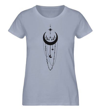 Organic Damen T-Shirt SYMBOLS IV Serene Blue