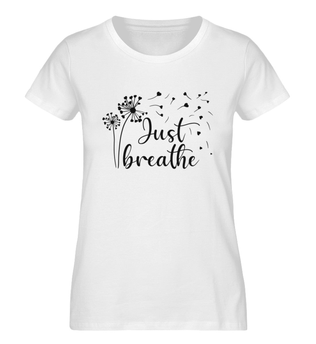 Organic Damen T-Shirt BREATHE White