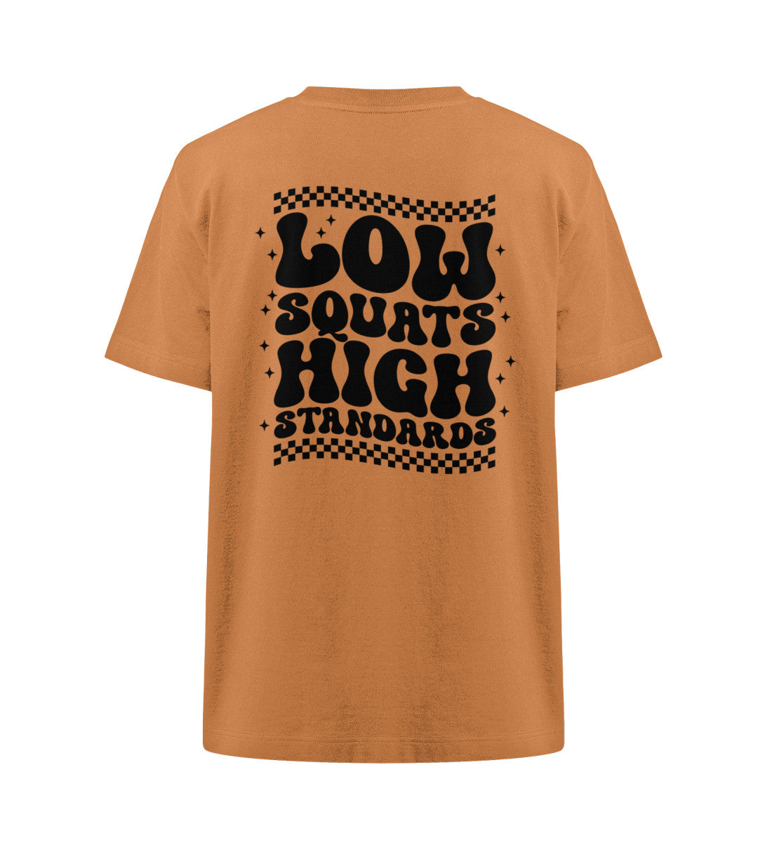 Organic Damen Heavy Oversized T-Shirt "LOW SQUATS" Day Fall