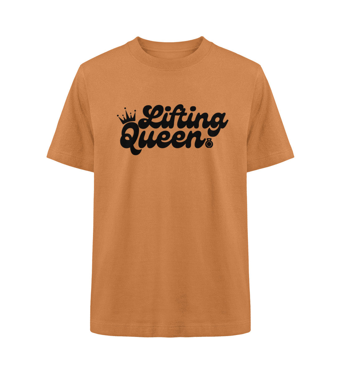 Organic Damen Heavy Oversized T-Shirt "LIFTING QUEEN" Day Fall