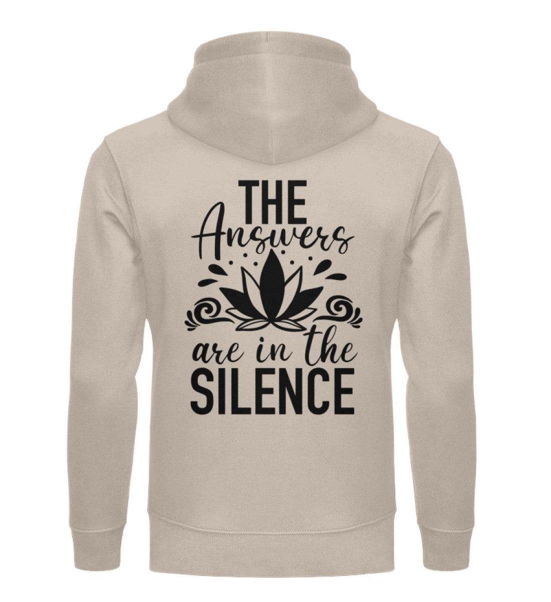 Organic Unisex Hoodie SILENCE Desert Dust