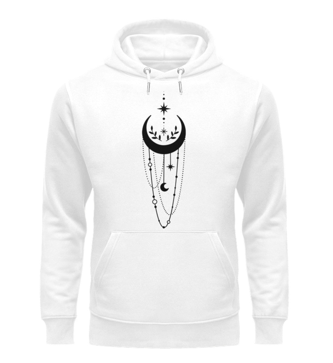 Organic Unisex Hoodie SYMBOLS IV White