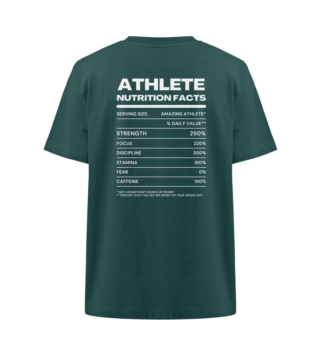 Organic Unisex Heavy Oversized T-Shirt "ATHLETE II" Glazed Green