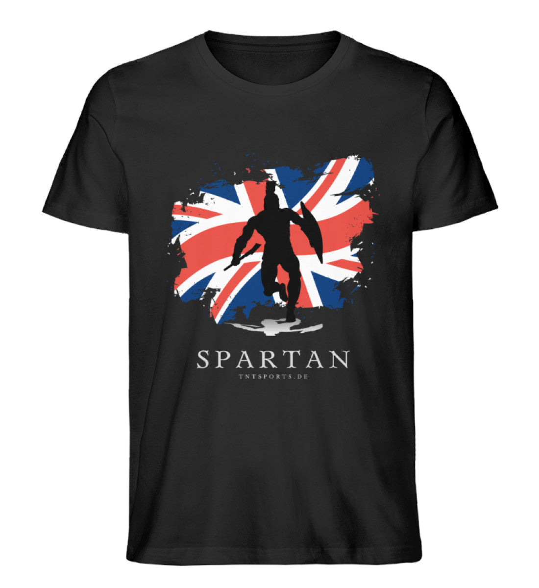 Organic Premium Unisex T-Shirt "UK SPARTAN" Schwarz