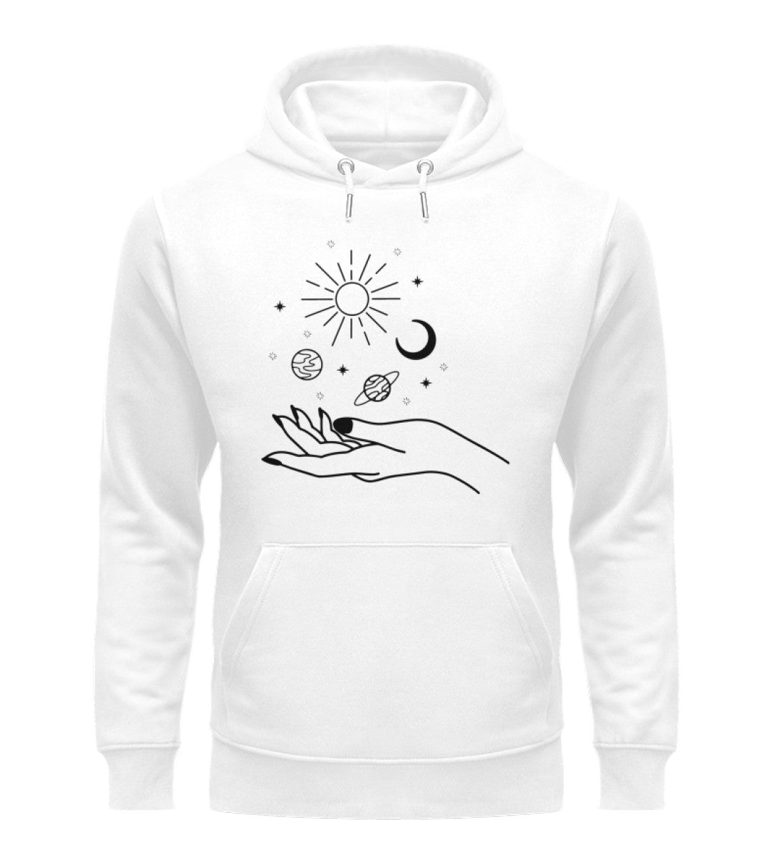 Organic Unisex Hoodie SYMBOLS White