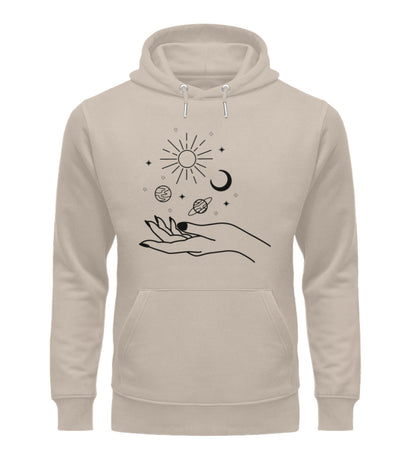 Organic Unisex Hoodie SYMBOLS Desert Dust