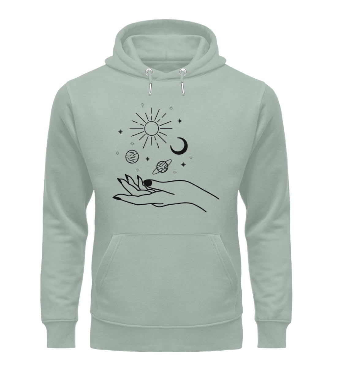 Organic Unisex Hoodie SYMBOLS Aloe