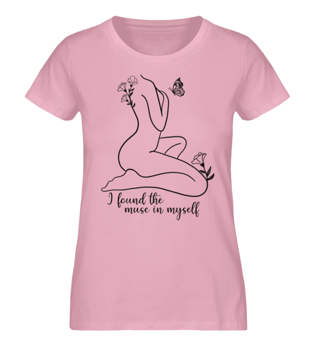 Organic Damen T-Shirt MUSE Cotton Pink