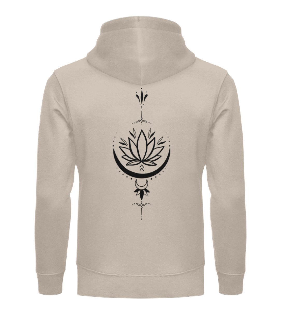 Organic Unisex Hoodie SYMBOLS XI  Desert Dust