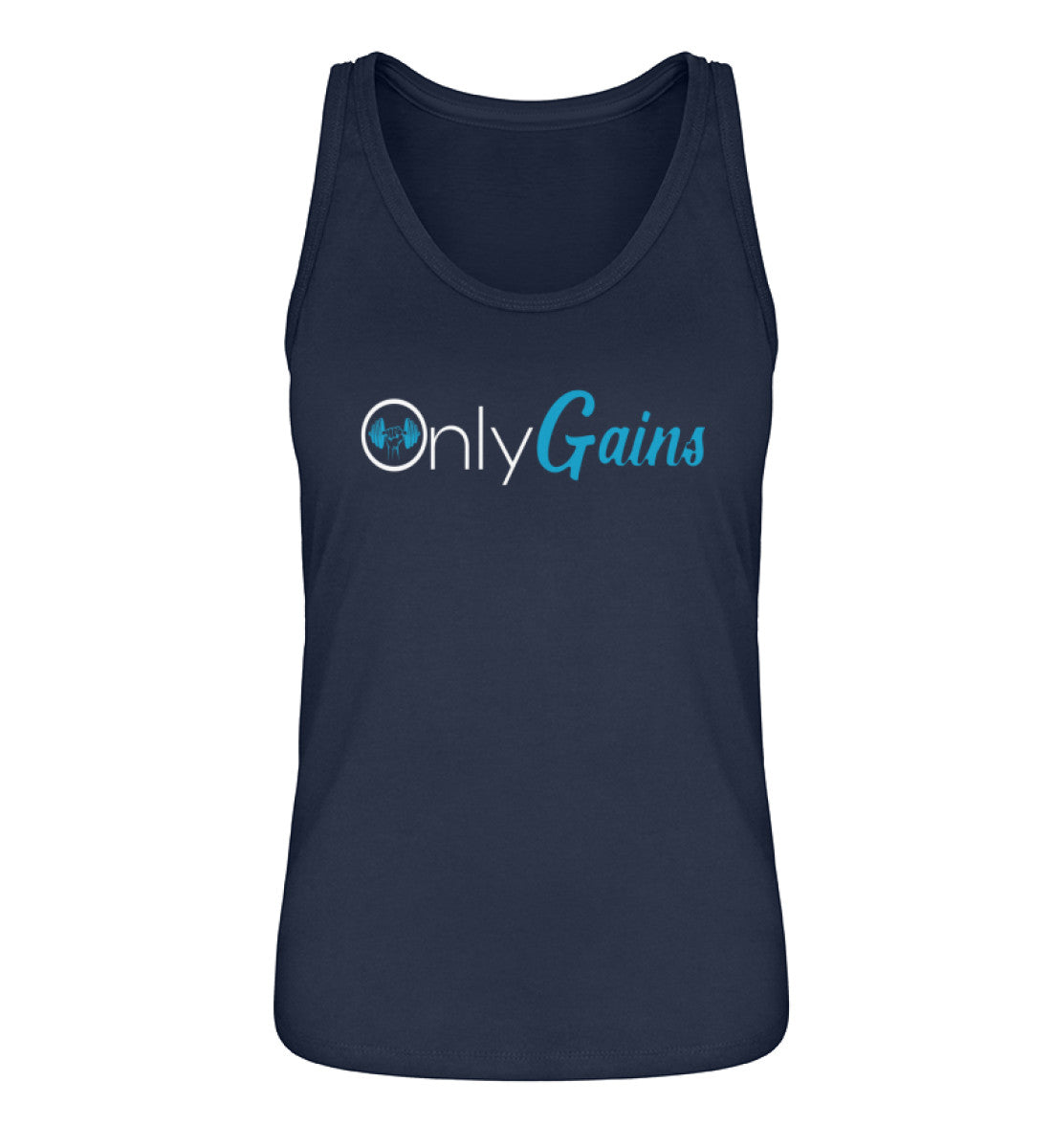 Organic Damen Tank Top ONLYGAINS French Navy