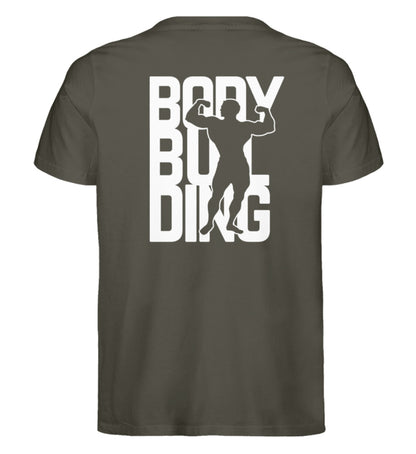 Organic Unisex T-Shirt "BODYBUILDING II" Khaki