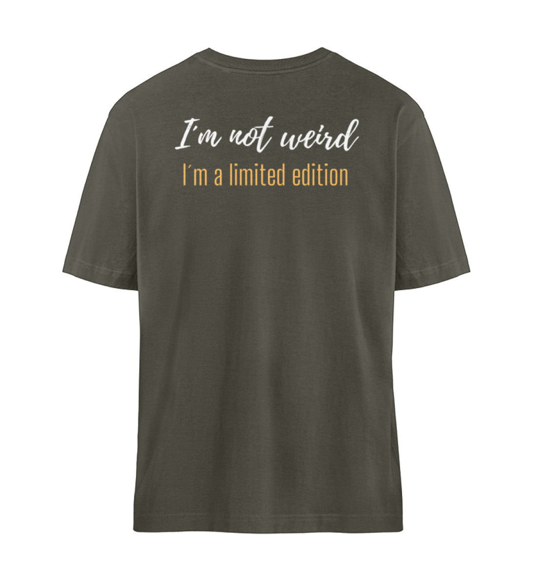 Organic Unisex Relaxed T-Shirt "LIMITED EDITION" Khaki