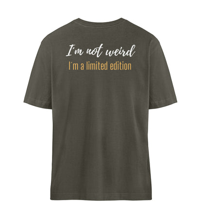 Organic Unisex Relaxed T-Shirt "LIMITED EDITION" Khaki