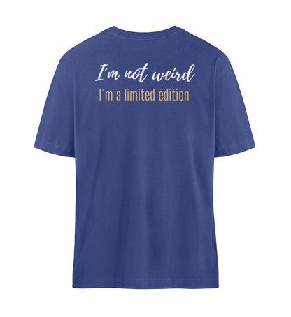 Organic Unisex Relaxed T-Shirt "LIMITED EDITION" Worker Blue