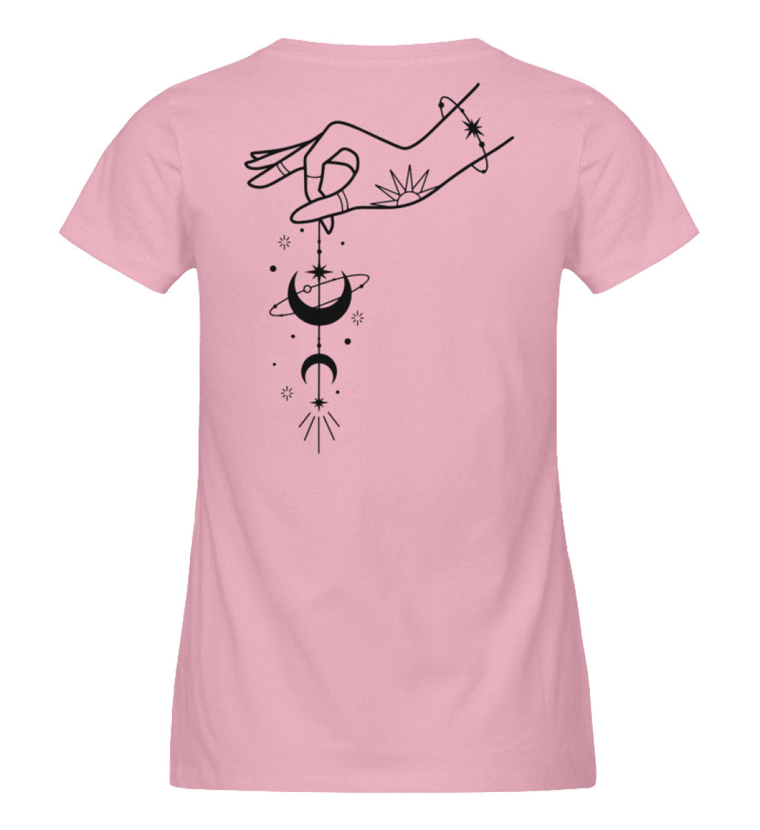 Organic Damen T-Shirt SYMBOLS V Cotton Pink