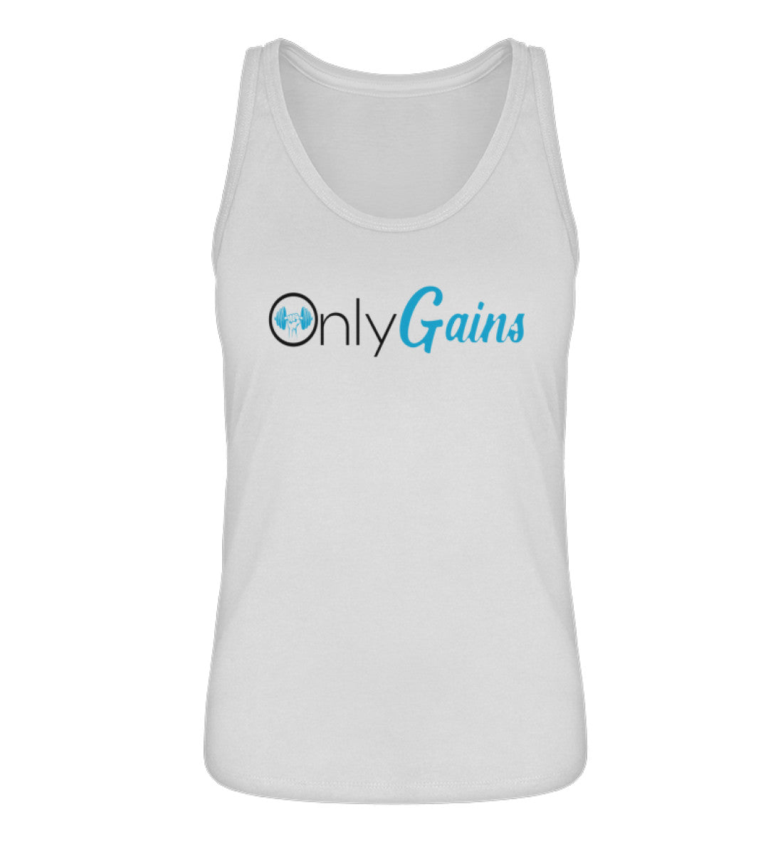 Organic Damen Tank Top ONLYGAINS 2 Heather Grey