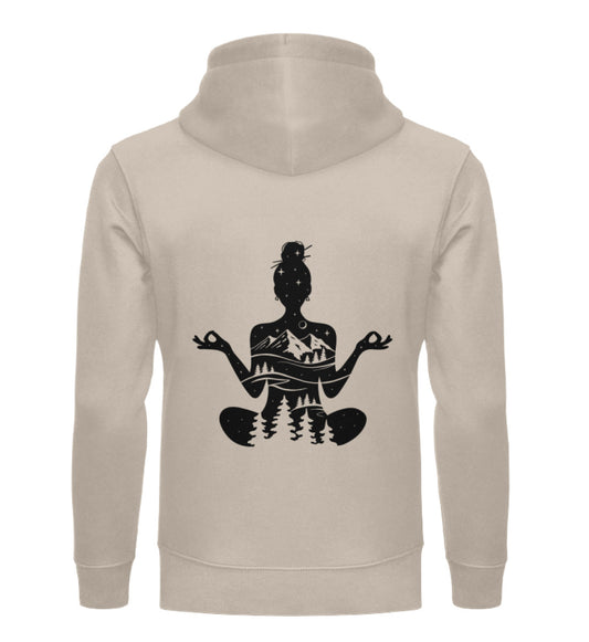 Unisex Hoodie YOGA SILHOUETTE Desert Dust