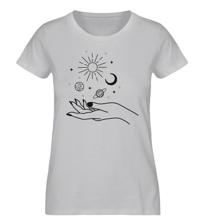 Organic Damen T-Shirt SYMBOLS Grau (Meliert)