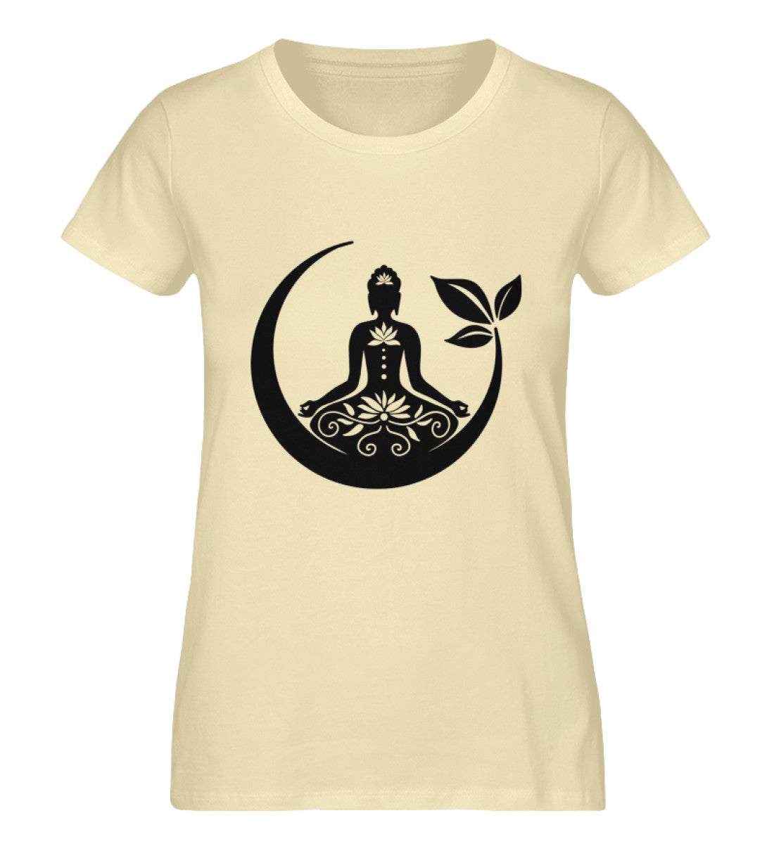 Organic Damen T-Shirt MEDITATION Natural Raw