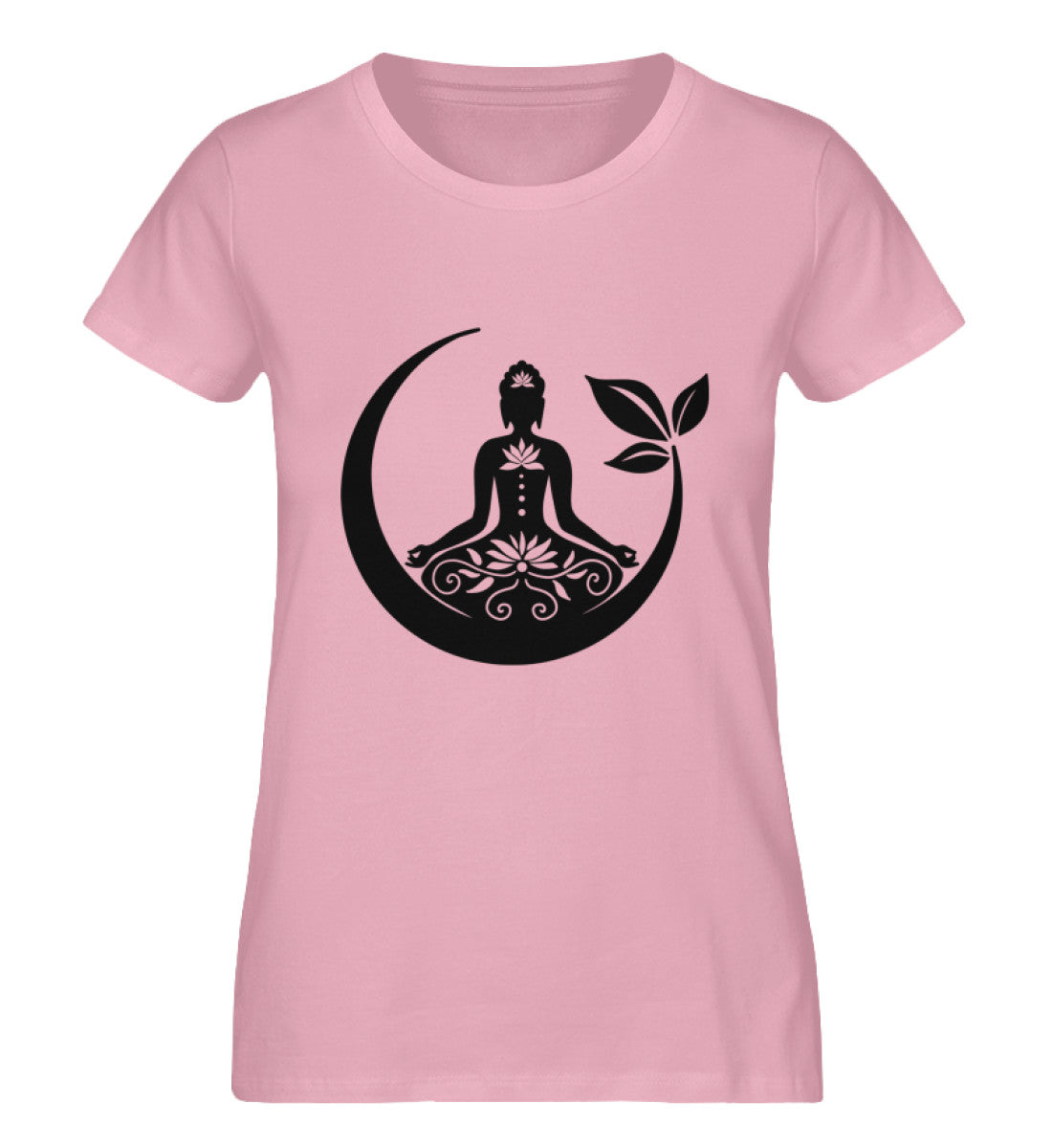 Organic Damen T-Shirt MEDITATION Cotton Pink