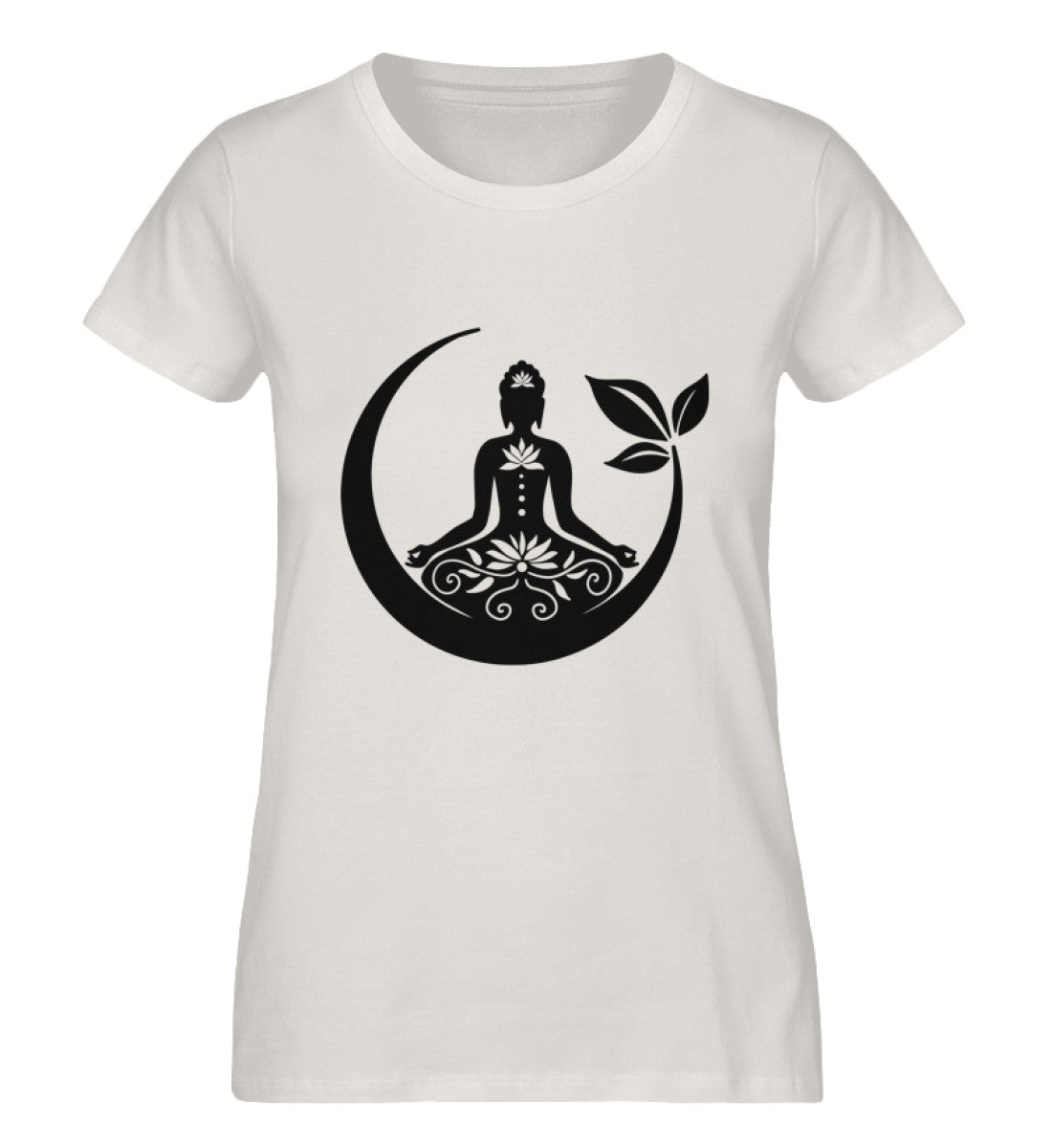 Organic Damen T-Shirt MEDITATION Vintage White