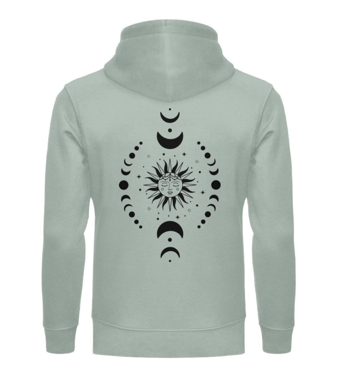 Organic Unisex Hoodie SYMBOLS IX Aloe