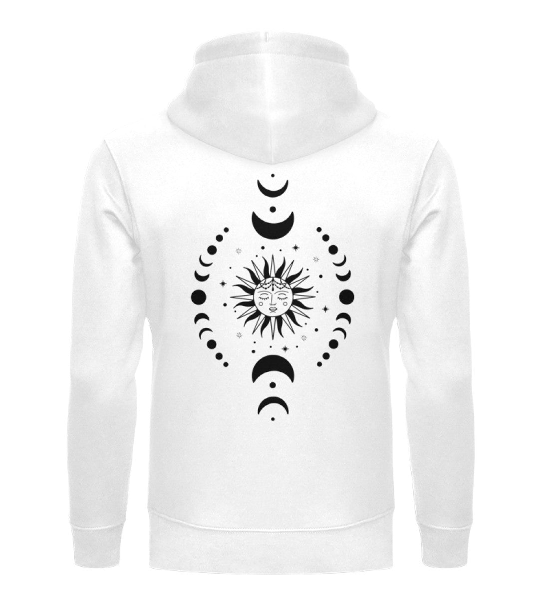 Organic Unisex Hoodie SYMBOLS IX White