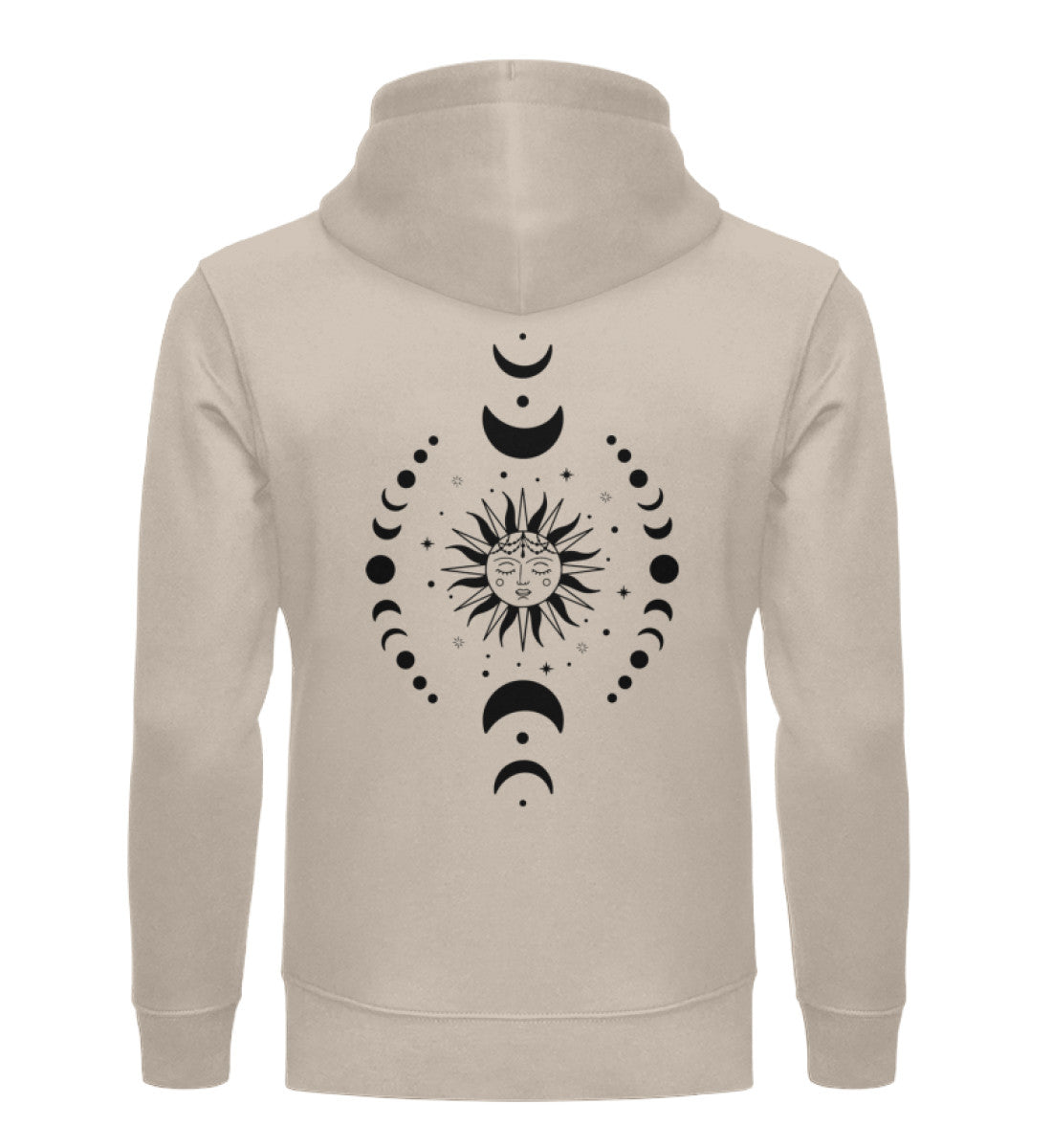 Organic Unisex Hoodie SYMBOLS IX Desert Dust