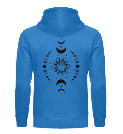 Organic Unisex Hoodie SYMBOLS IX Royal Blue