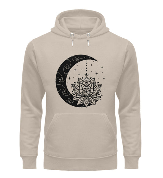 Organic Unisex Hoodie MOON & LOTUS Desert Dust