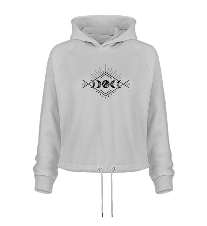 Damen Organic Boxcut Hoodie "MYSTICAL 2" Heather Grey