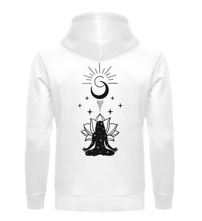 Organic Unisex Hoodie SYMBOLS VIII White