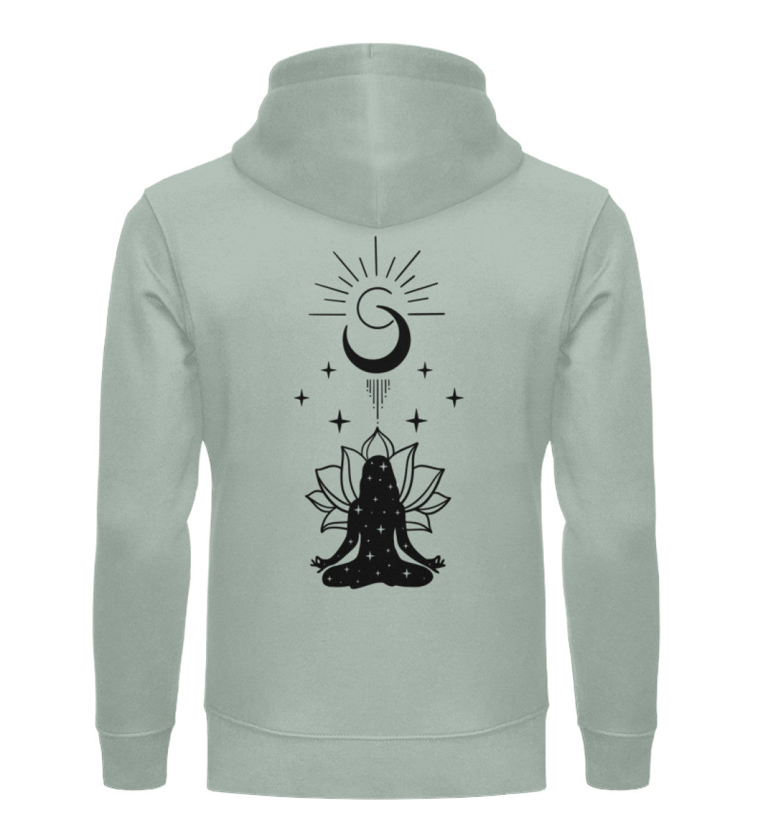 Organic Unisex Hoodie SYMBOLS VIII Aloe