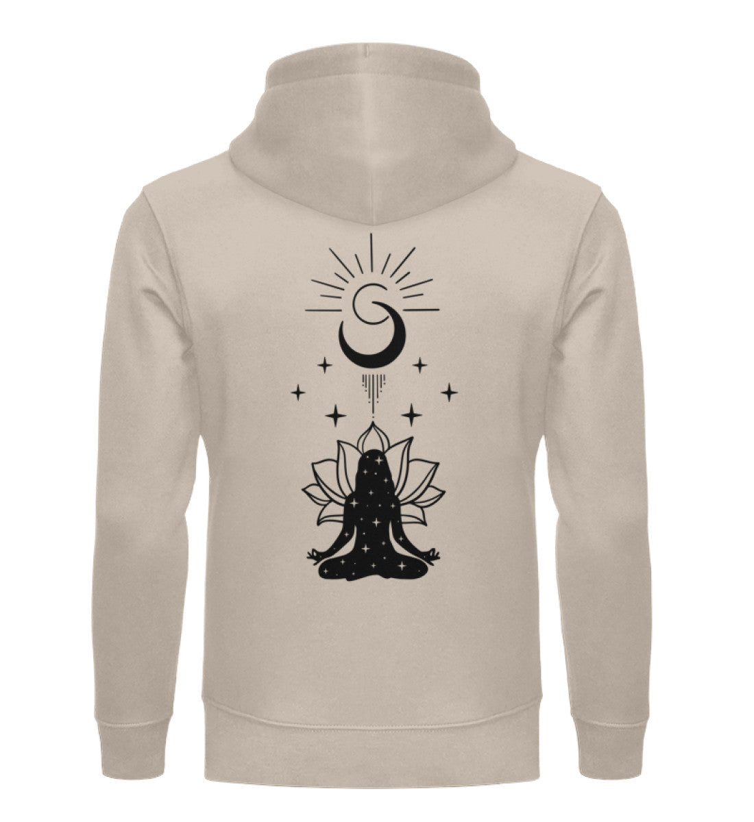 Organic Unisex Hoodie SYMBOLS VIII Desert Dust