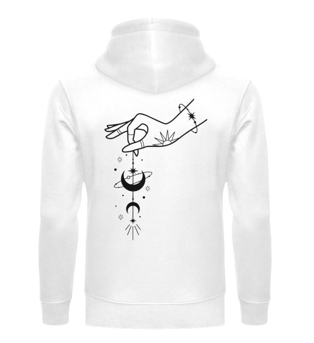 Organic Unisex Hoodie SYMBOLS V White