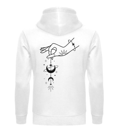 Organic Unisex Hoodie SYMBOLS V White