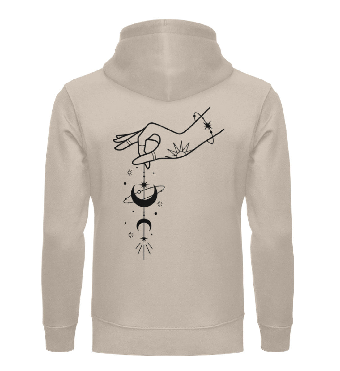 Organic Unisex Hoodie SYMBOLS V Desert Dust