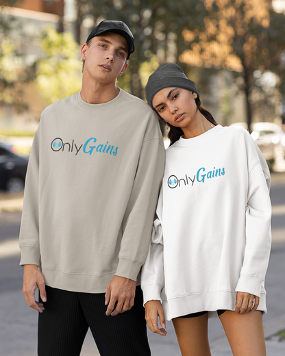 Organic Unisex Oversized Sweatshirt (400 g/m²) / ONLYGAINS 2