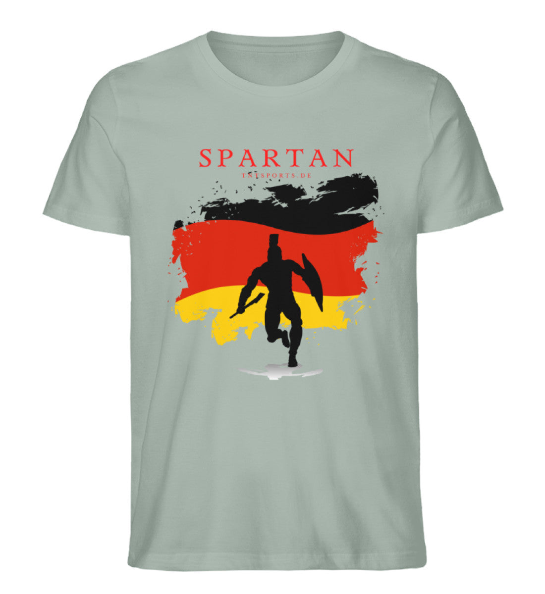 Organic Premium Unisex T-Shirt "GERMAN SPARTAN" Aloe