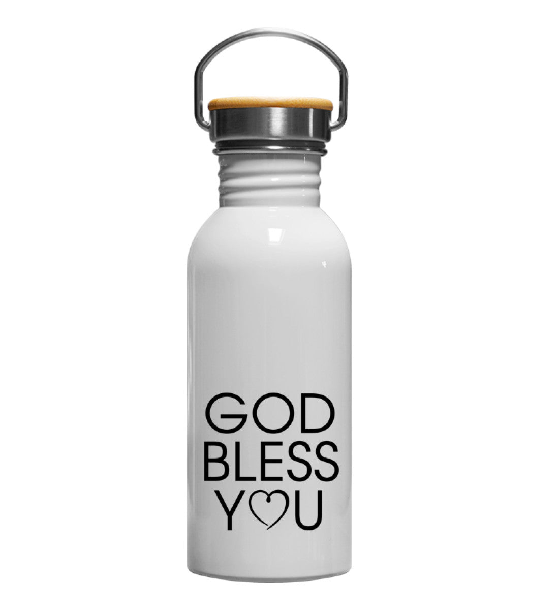 Edelstahl-Trinkflasche "GOD BLESS YOU"