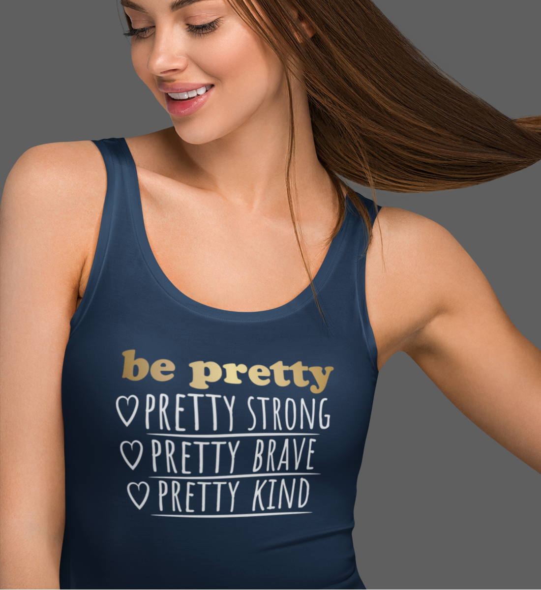 Organic Damen Tank Top Be Pretty