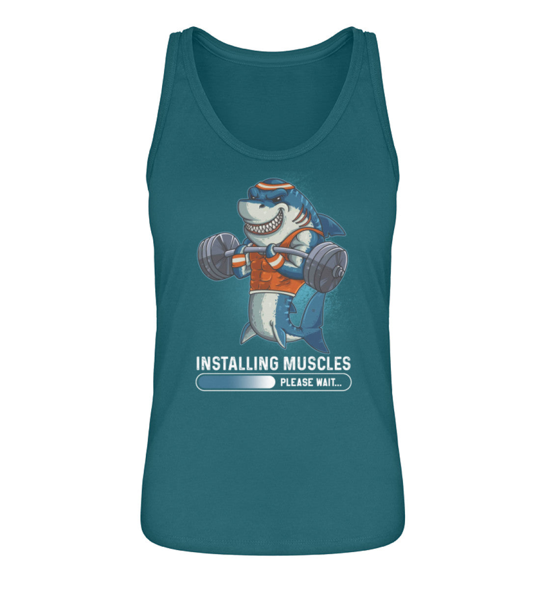 Organic Damen Tank Top Shark Ocean