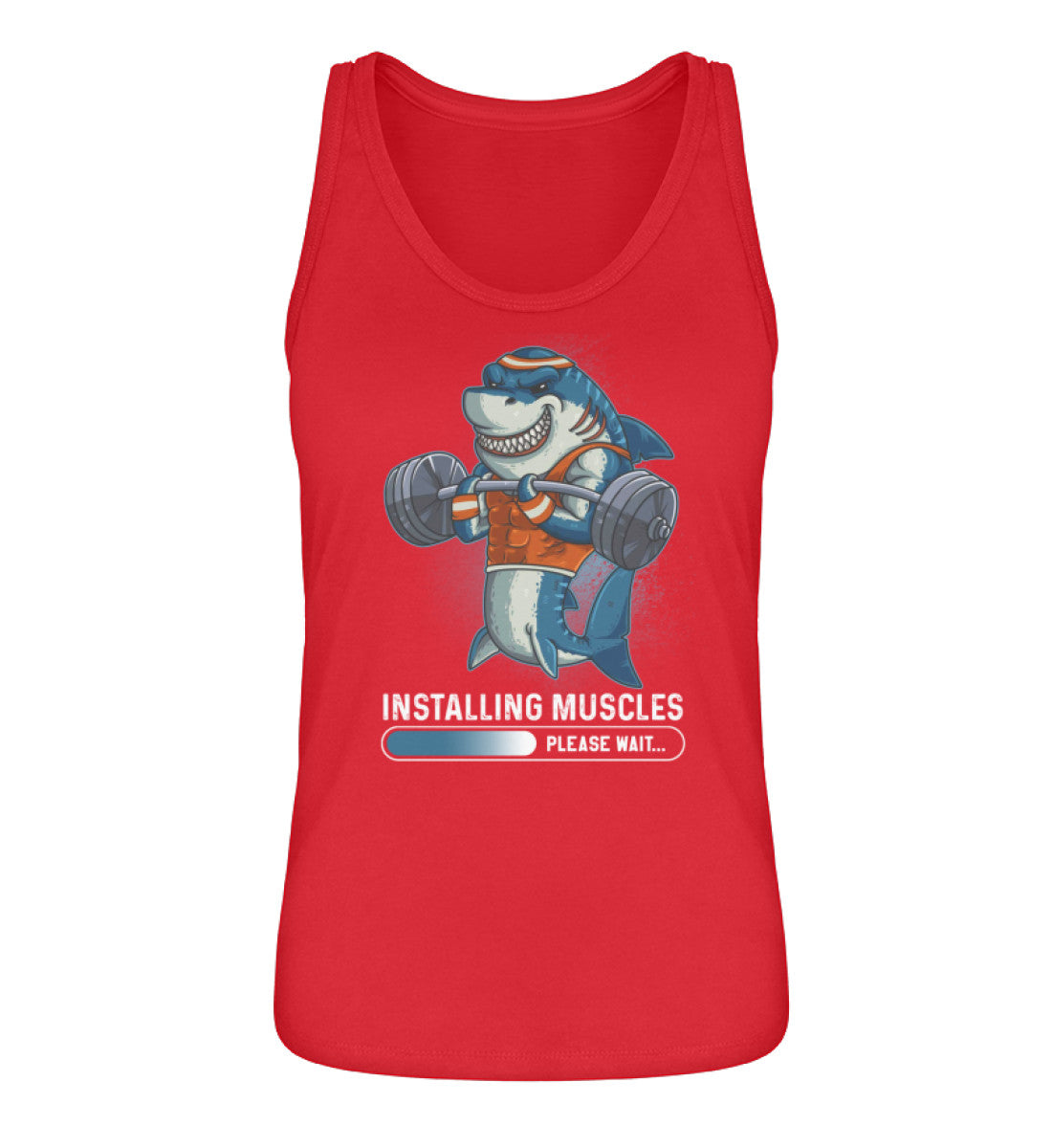 Organic Damen Tank Top Shark Rot