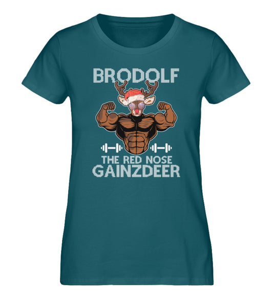 Organic Damen T-Shirt Brodolf Ocean