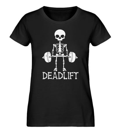 Organic Damen T-Shirt Deadlift Schwarz