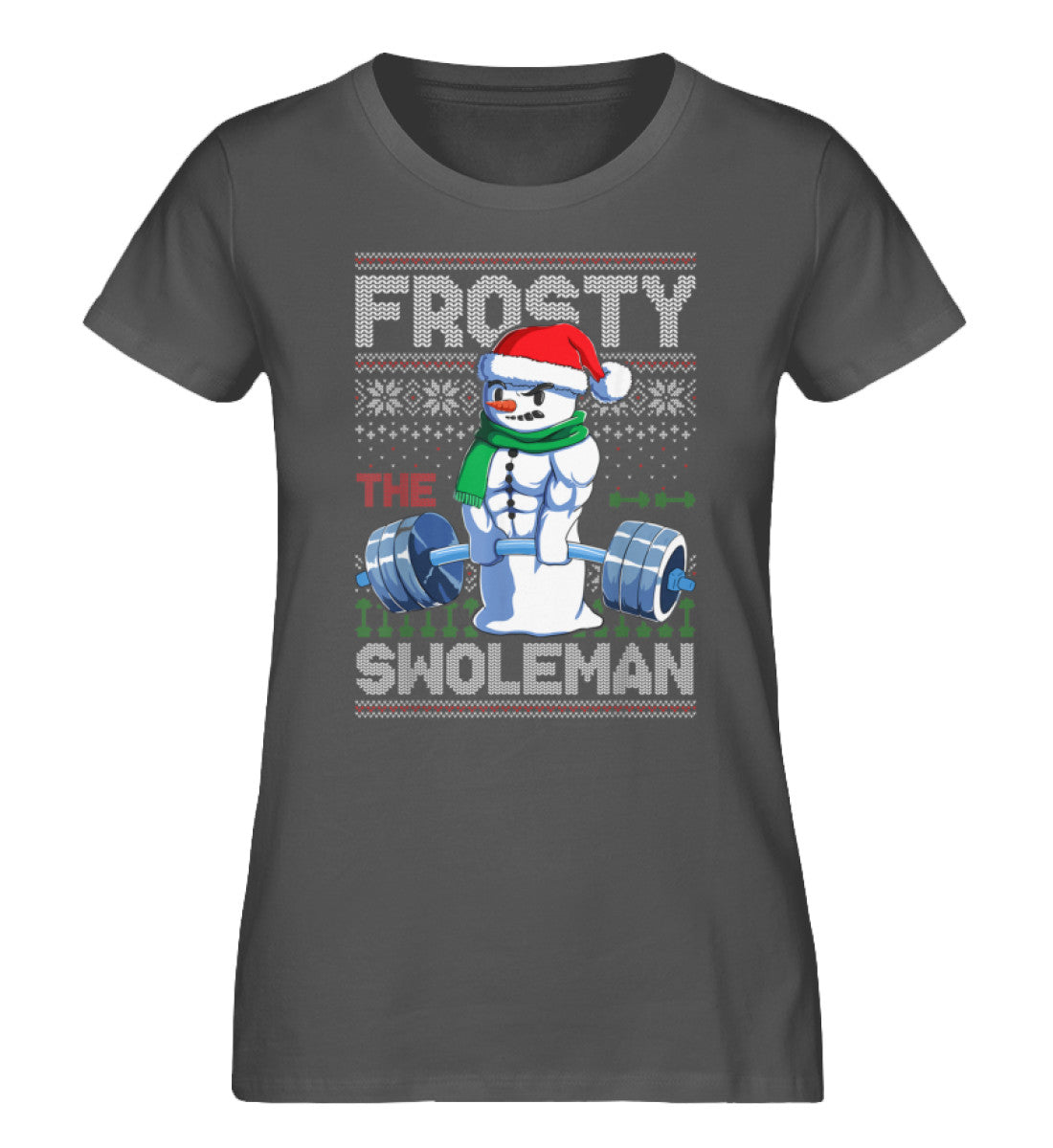 Organic Damen T-Shirt Frosty Anthrazit
