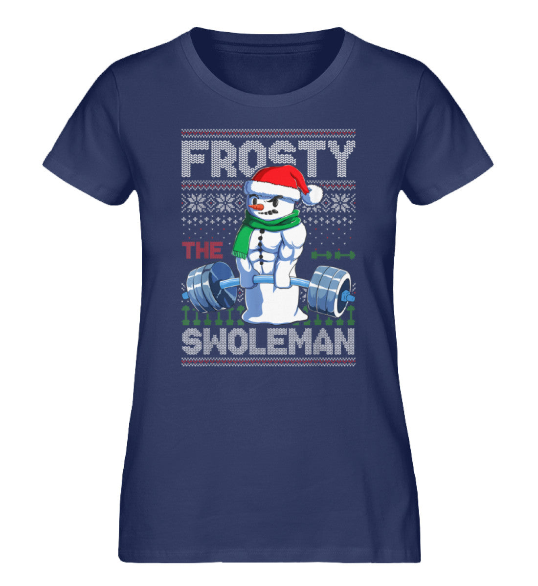 Organic Damen T-Shirt Frosty Navy