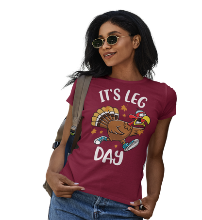 Damen T-Shirt Leg Day