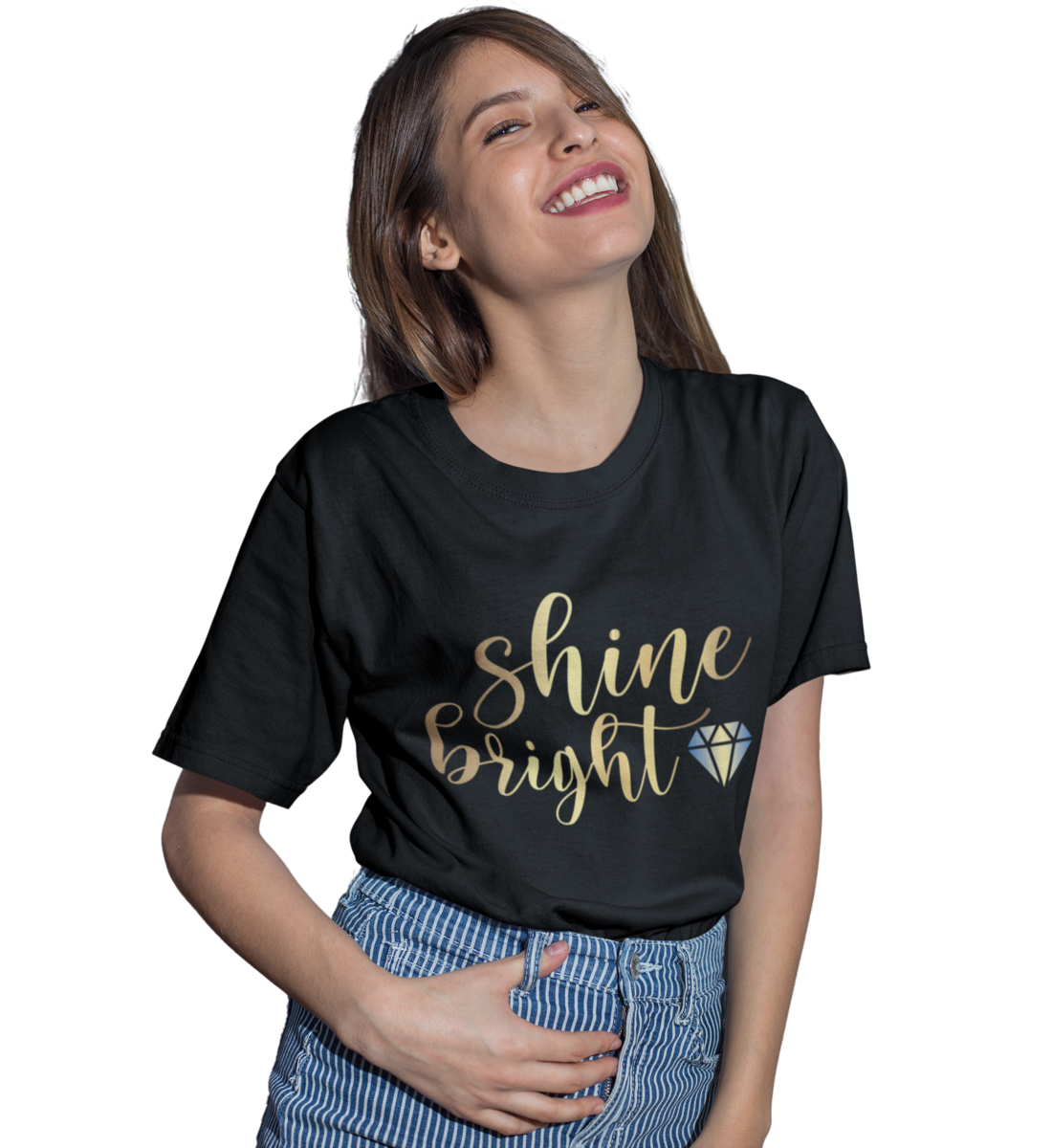 Damen T-Shirt Shine bright