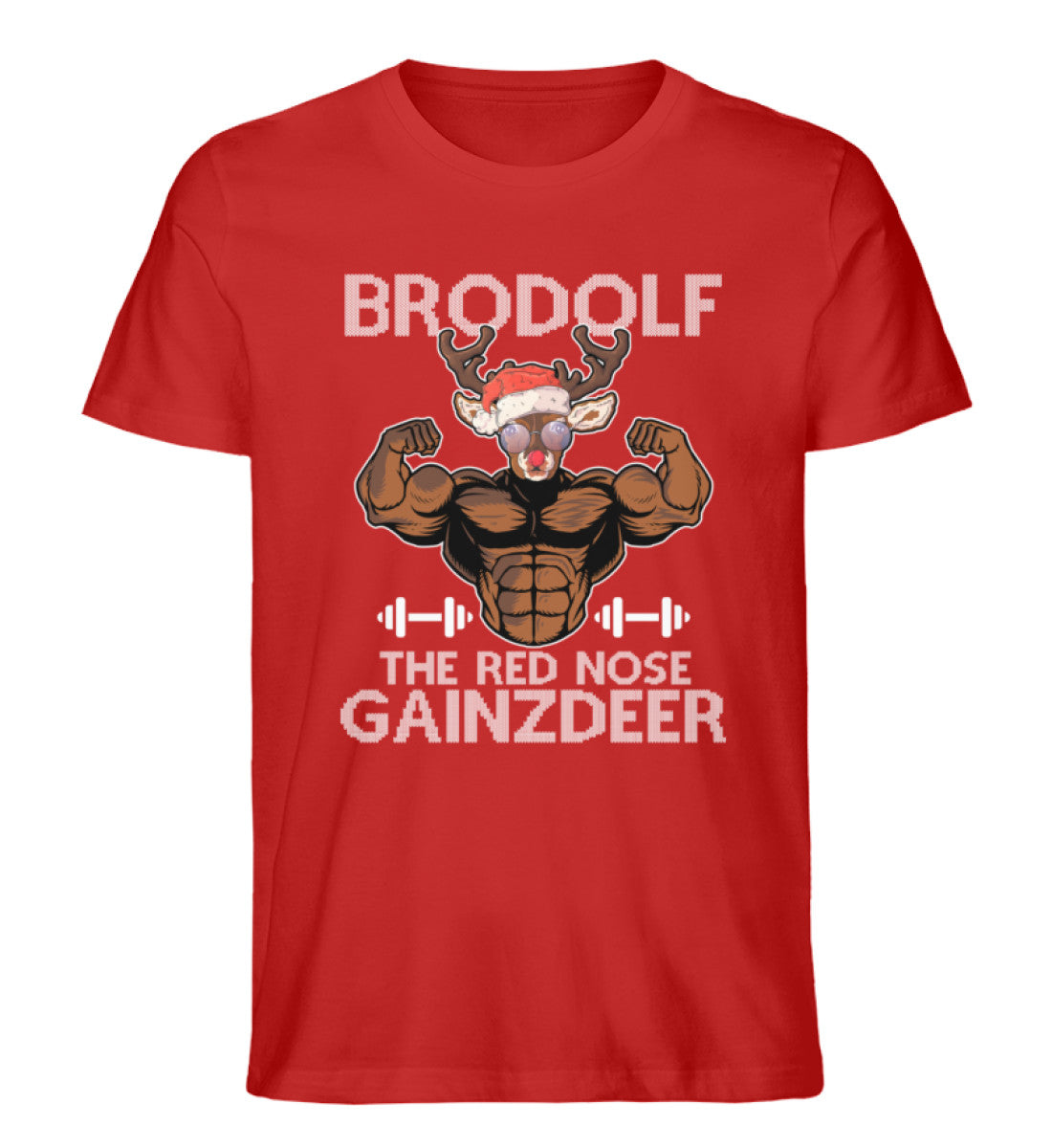 Organic Herren T-Shirt Brodolf Rot